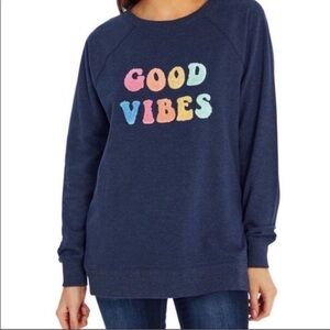 Wildfox Good vibes oversized cozy sweatshirt